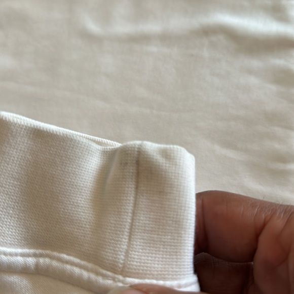 Nike Wmn XS funnel neck hoodie. White with gold lettering and accents. - Picture 7 of 7